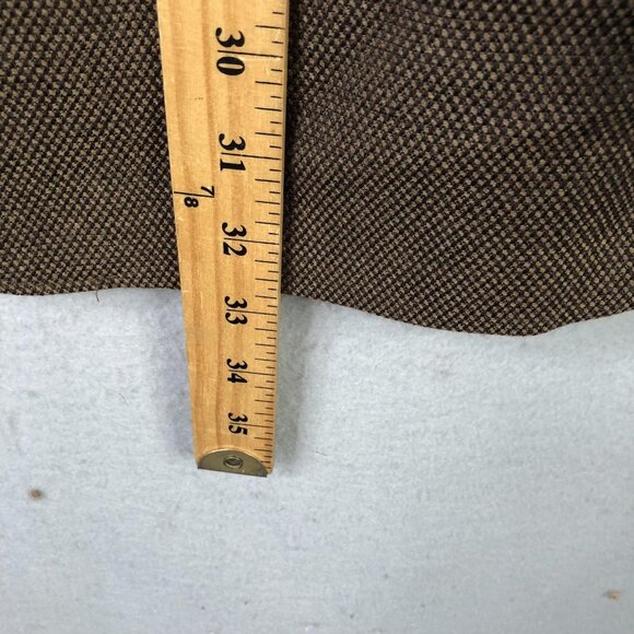 Circle S Blazer Mens 44L Brown Wool Western Sport Coat Two Button Cowboy Rodeo - Picture 6 of 16